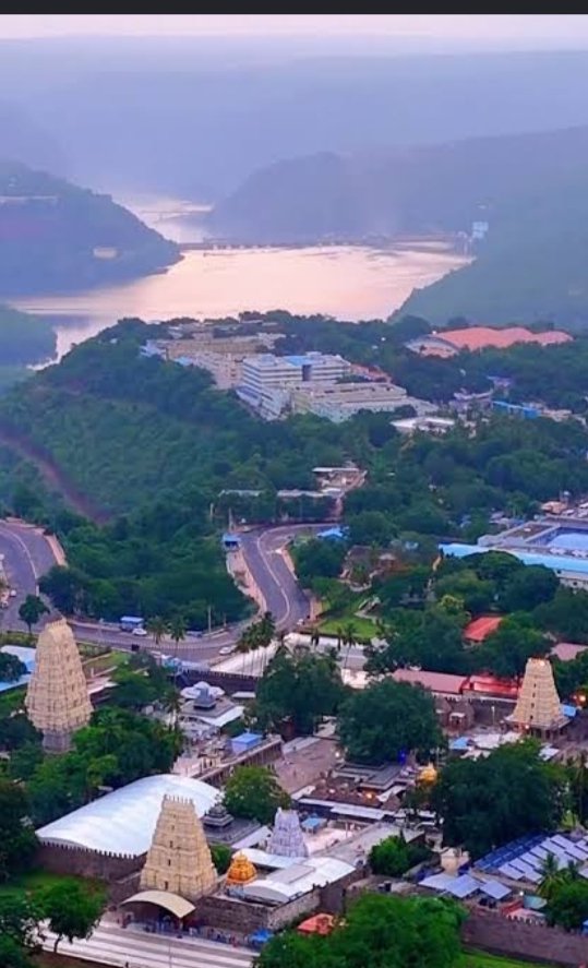 Srisailam project and dam, krishna river, srisailam temple view