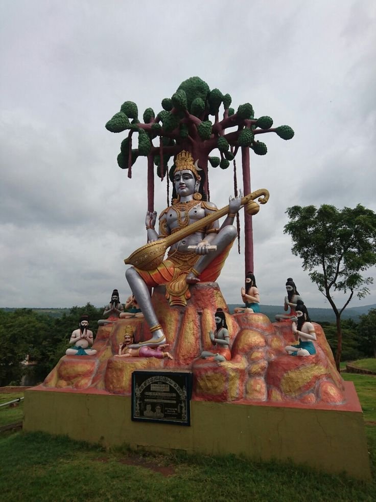 Srisailam god statue